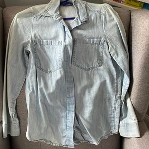 Lauren Conrad. Denim linen shirt. Size XS